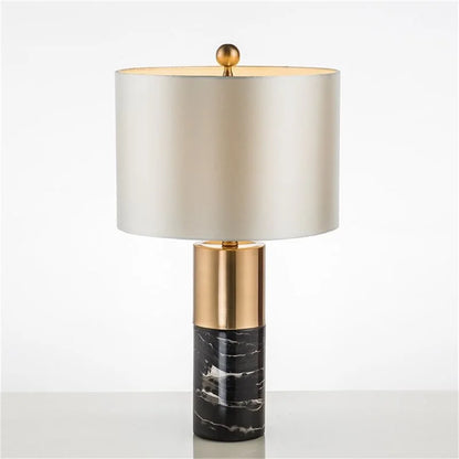 8M Modern Table Lamp Marble Bedside LED Desk Light Luxury Creative Decorative for Home Bedroom Living Room Office Hotel