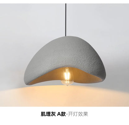 Japanese Wabi Sabi Chandelier Modern Minimalist Dining Living Room Pendant Light Bedroom Bar Designer Homestay E27 Hanghing Lamp