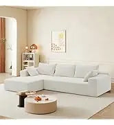 Sectional Sofa Couch,4 Seat Set for Living Room,Convertible L-Shaped Velvet Couch Set with Chaise Lounge,114 inche