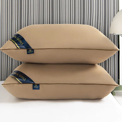 Sleeping Pillows for bedroom Double top bed stuffed Hotel Five-star soft orthopedic pillow 48*74 Solid color extension Cushion