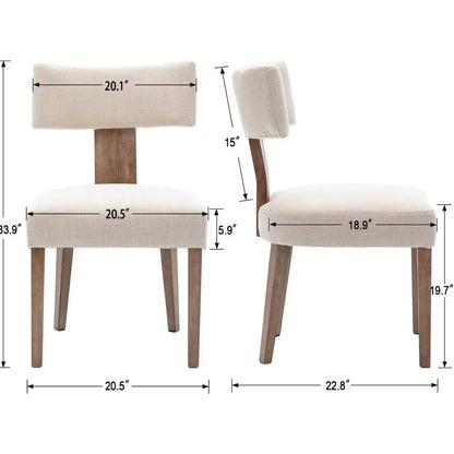 Dining Room Sets, 4 Set, Modern Dinings Chair with Wood Legs, Upholstered Dining Chairs for Dinings Room, Dining Room Sets