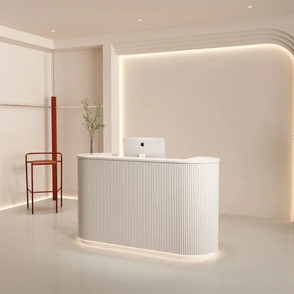 Executive Front Reception Desks Luxury Cashier Commercial Shop Reception Desks