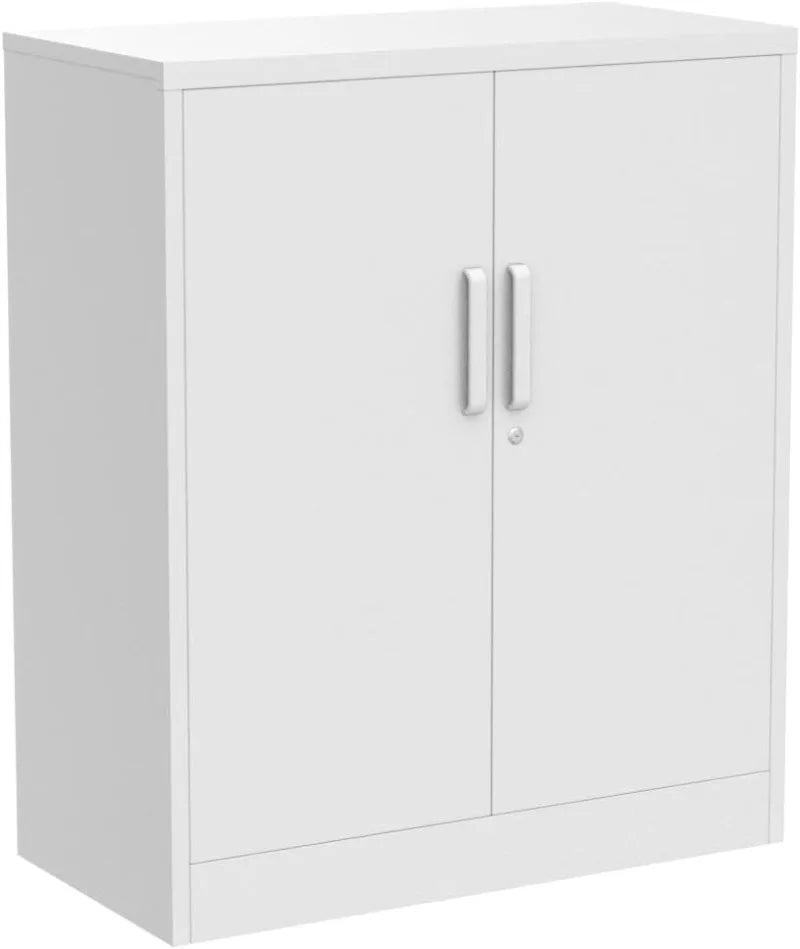 Metal Storage Cabinet with Lock-Garage Storage Cabinet with Locking Doors and  Adjustable Shelves,Black Steel Lockable File