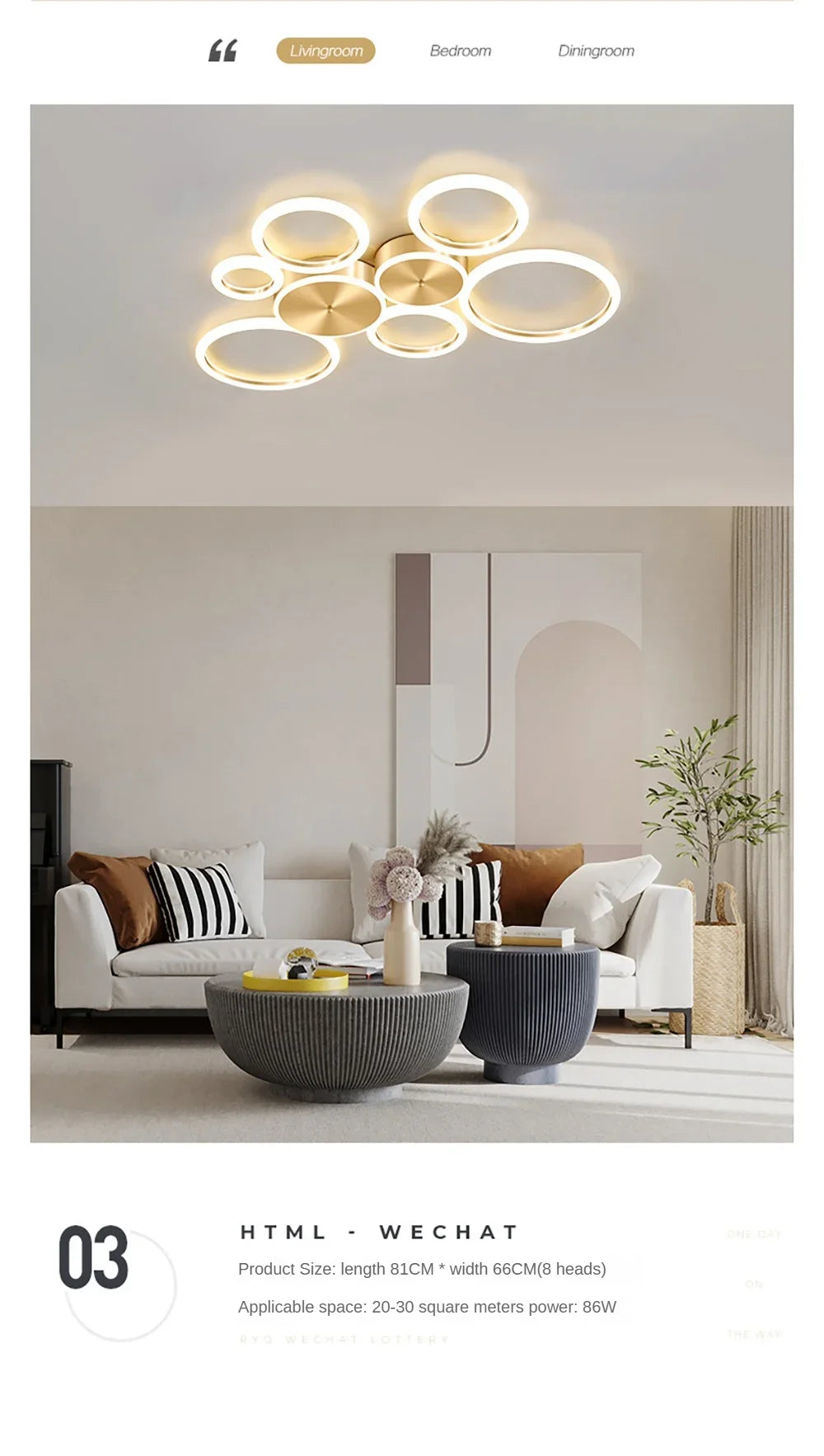 Modern LED Ceiling Chandelier For Living Dining Room Bedroom Aluminum Ceiling Lamp Indoor Home Decor Lighting Fixture Lustre