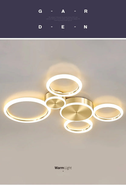 Modern LED Ceiling Chandelier For Living Dining Room Bedroom Aluminum Ceiling Lamp Indoor Home Decor Lighting Fixture Lustre