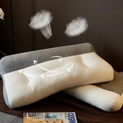 Super Ergonomic Pillow Orthopedic All Sleeping Positions Cervical Contour Pillow Neck Pillow For Neck And Shoulder Pain Relief