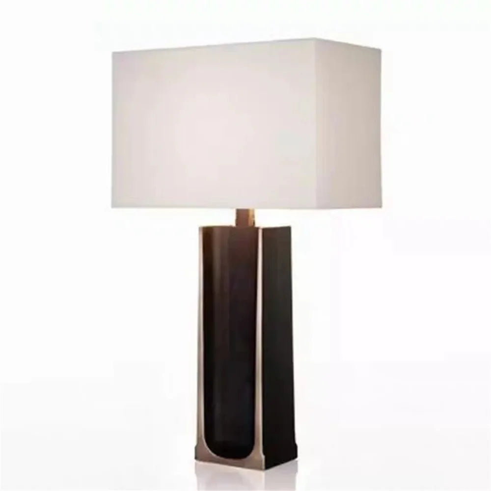 AIGESI Modern Resin Table Lamp Creative Fashion Desk Light LED for Home Living Room Bedroom Decorative