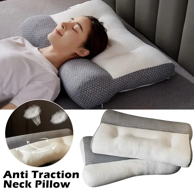 Super Ergonomic Pillow Orthopedic All Sleeping Positions Cervical Contour Pillow Neck Pillow For Neck And Shoulder Pain Relief