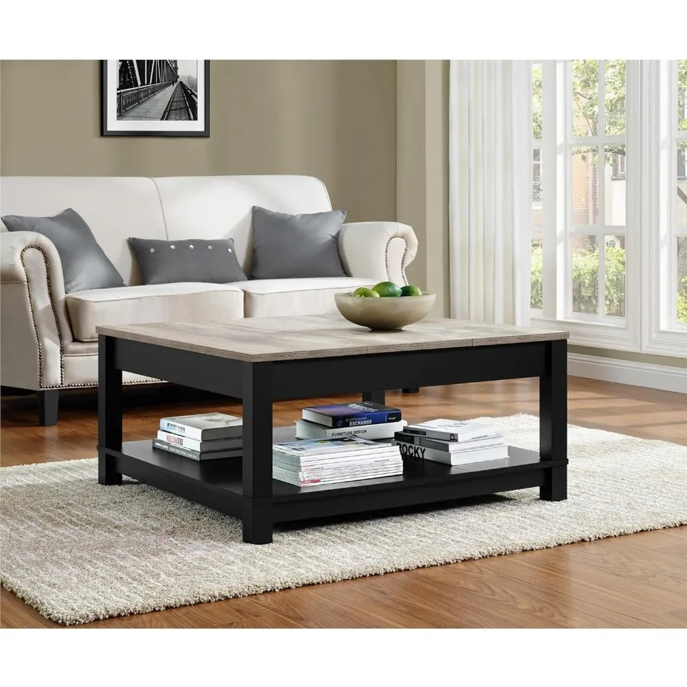 Carver Coffee Table, Black,5047196PCOM