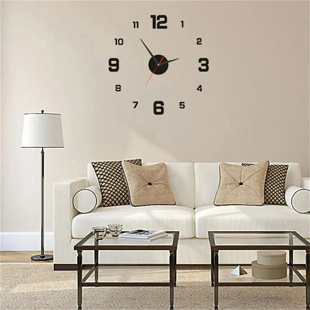 DIY Wall Clock Wall Decoration Home Silent Clock Living Room Office Wall Decoration Wall Decoration Clock