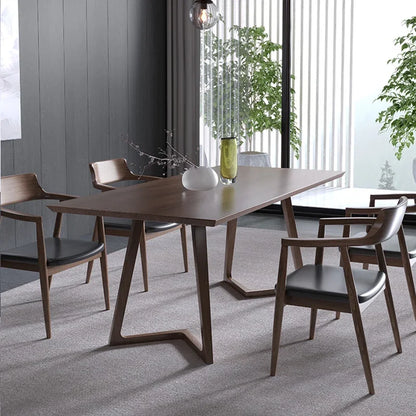 Modern Luxury Dining Table Set Wood Large Conference Complete Dinning Tables 4 Chairs Sillas Comedor Restaurant Furniture