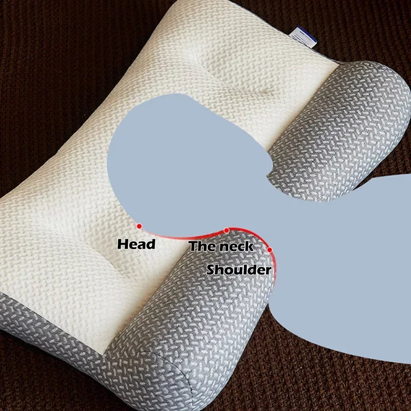 Super Ergonomic Pillow Orthopedic All Sleeping Positions Cervical Contour Pillow Neck Pillow For Neck And Shoulder Pain Relief