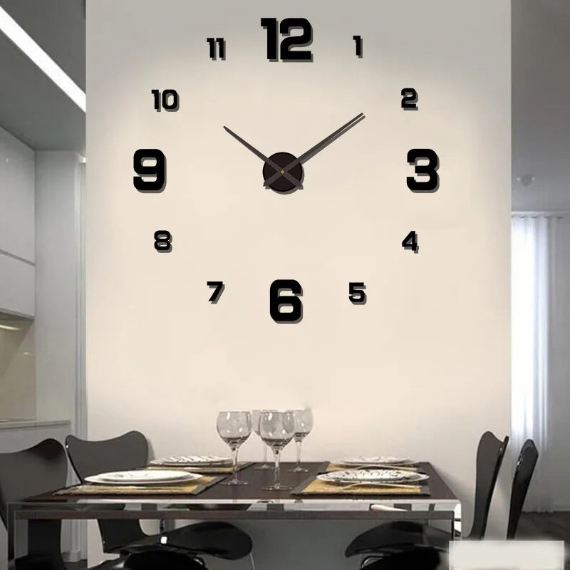 DIY Wall Clock Wall Decoration Home Silent Clock Living Room Office Wall Decoration Wall Decoration Clock