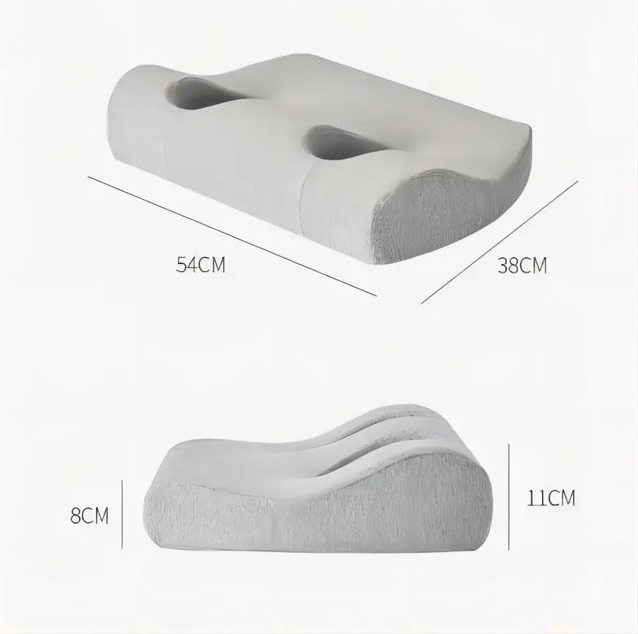 Noise-proof Headset Hole Pillow Memory Foam Pillow Release Ears Pain Pillow with Hole for Side Sleeper