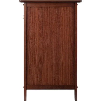 Wood Eugene Accent Table, Walnut Night Stand  Furniture Bedroom  Nightstand