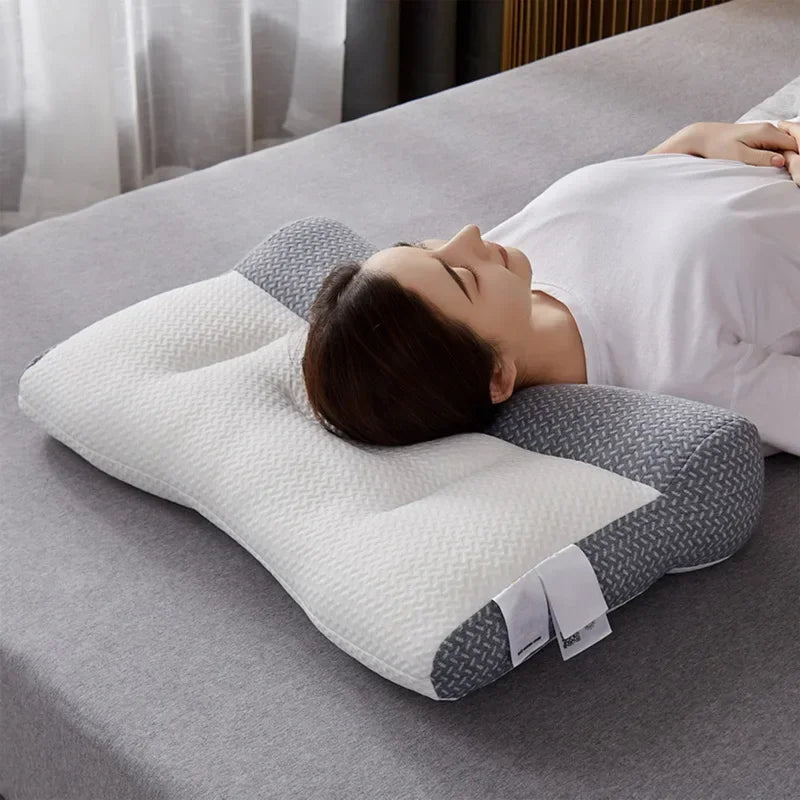 Super Ergonomic Pillow Orthopedic All Sleeping Positions Cervical Contour Pillow Neck Pillow For Neck And Shoulder Pain Relief