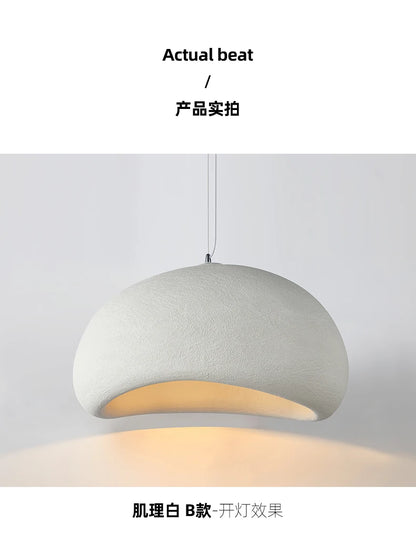 Japanese Wabi Sabi Chandelier Modern Minimalist Dining Living Room Pendant Light Bedroom Bar Designer Homestay E27 Hanghing Lamp