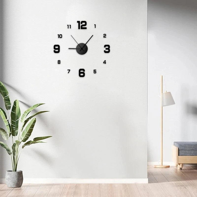 DIY Wall Clock Wall Decoration Home Silent Clock Living Room Office Wall Decoration Wall Decoration Clock