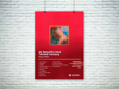 Modern Pop Rap Wall Art Hip Hop Artist Bad Bunny Kanye West Poster Hot HD  Painting on Canvas Music Album Cover Home Decor Gift