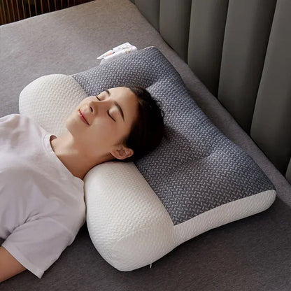 Super Ergonomic Pillow Orthopedic All Sleeping Positions Cervical Contour Pillow Neck Pillow For Neck And Shoulder Pain Relief