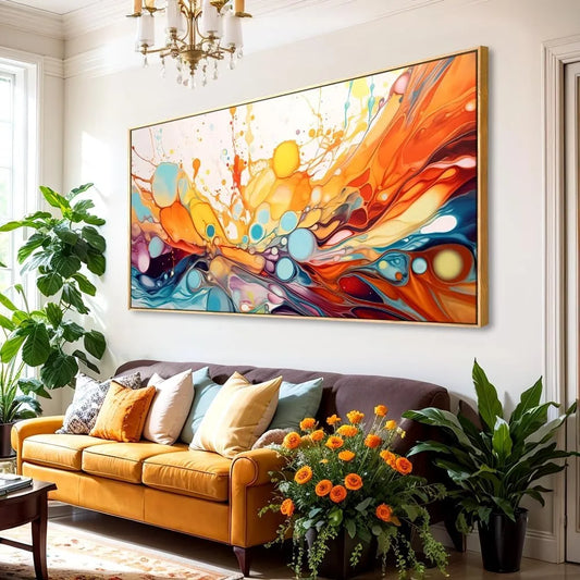 Wall Art Modern Artwork Fantasy Abstract Canvas Painting Colorful Wall Decor for Living Room Bedroom Dining Room 30"x60"