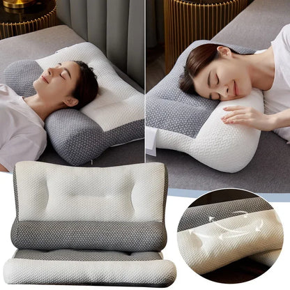 Super Ergonomic Pillow Orthopedic All Sleeping Positions Cervical Contour Pillow Neck Pillow For Neck And Shoulder Pain Relief